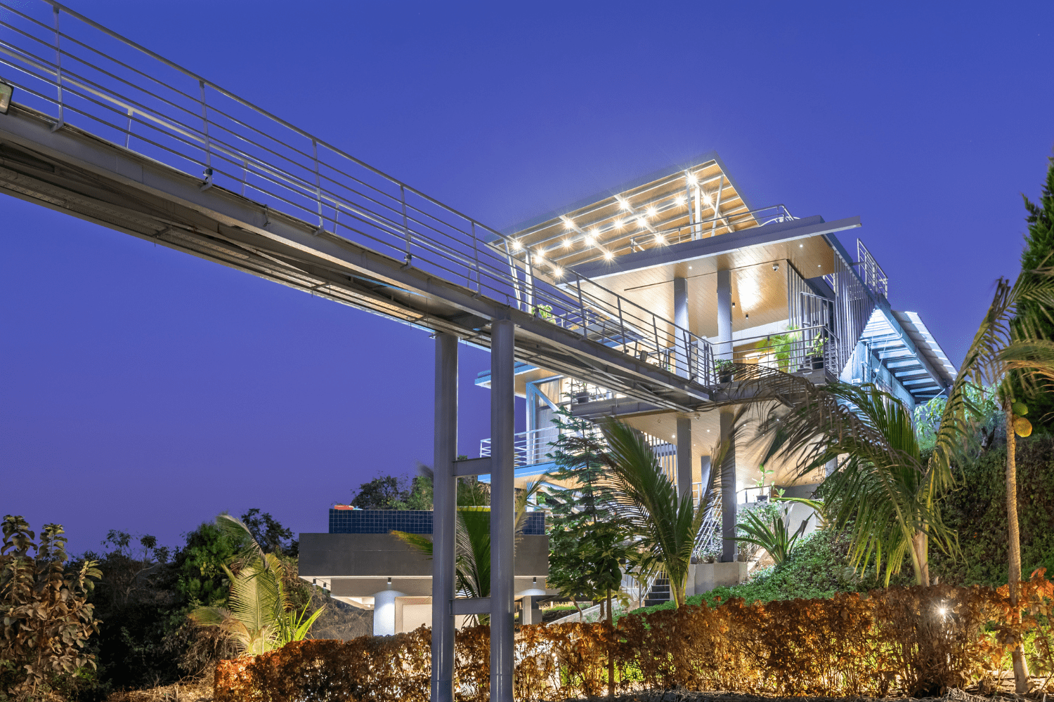 Grape County - Bridge House - External View