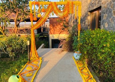 Valley view banquet 9 1 - Copperleaf Banquet for corporate events & wedding celebrations - Grape County Eco Resort & Villas - Resort in Nashik