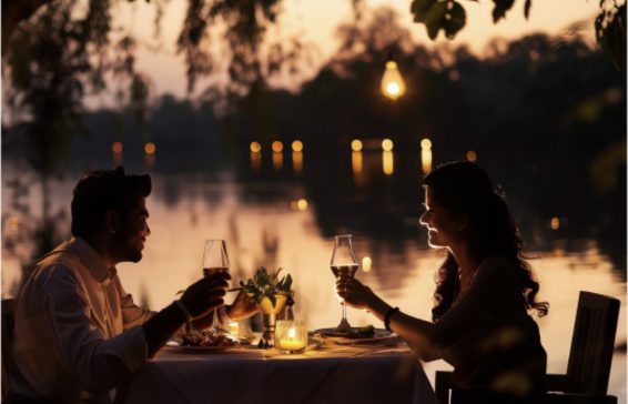 Lakeside Dinner Lakeside Dinner - Experiences - Grape County Eco Resort & Villas - Resort in Nashik