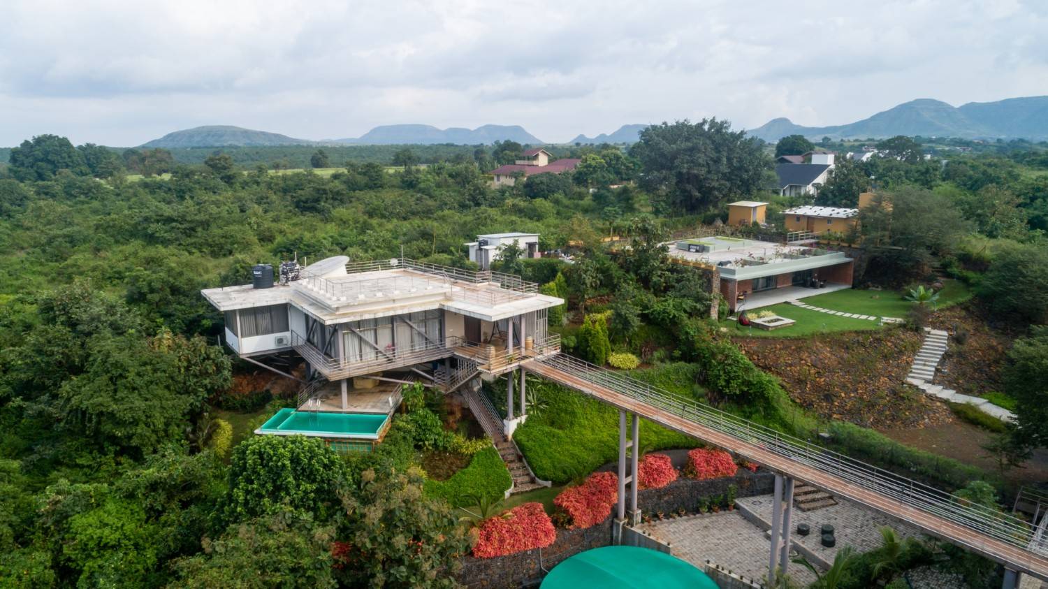 Bridge House 8 - The Bridge House - Grape County Eco Resort & Villas - Resort in Nashik