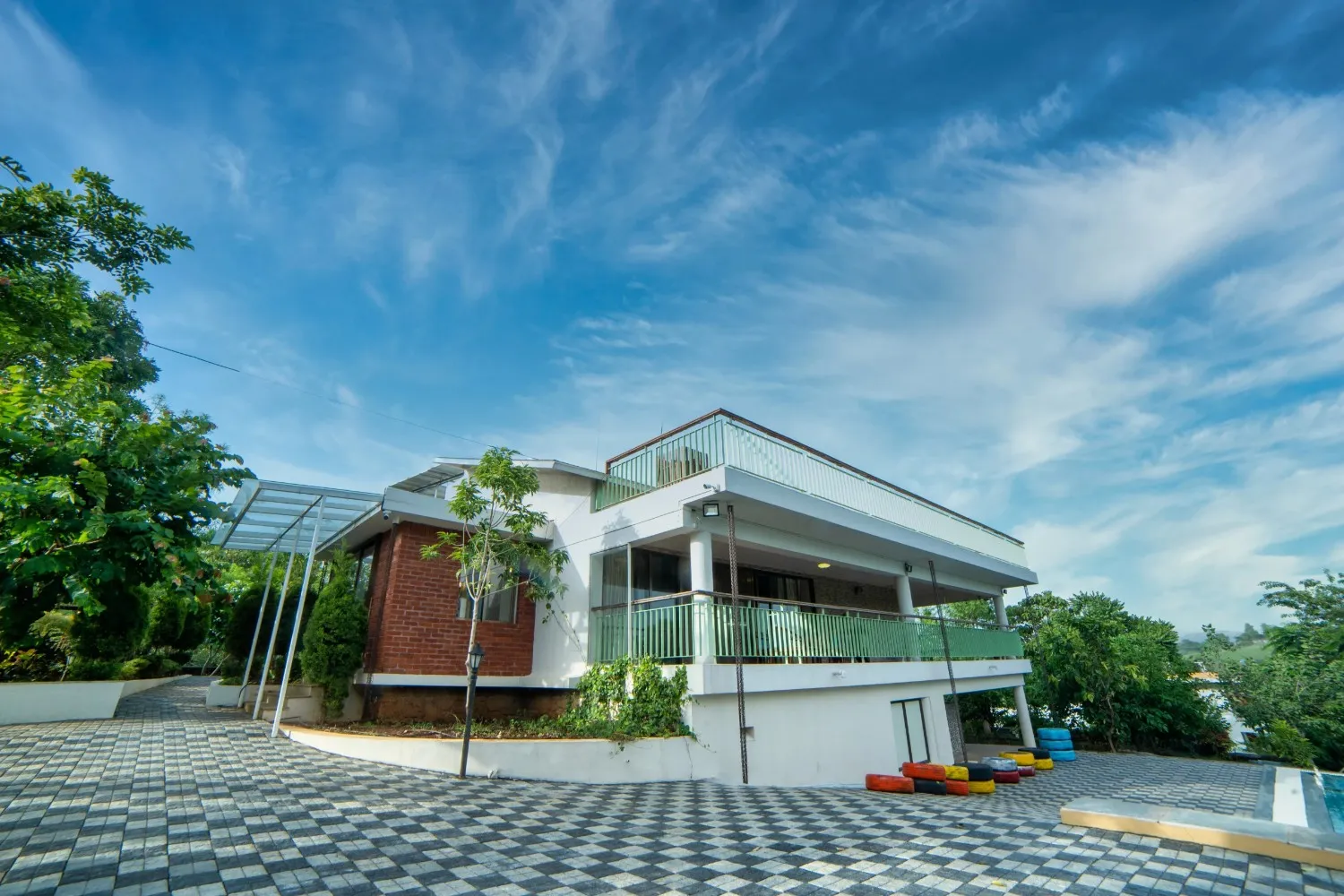 Courtyard 8 1 scaled 1 - Villas - Grape County Eco Resort & Villas - Resort in Nashik