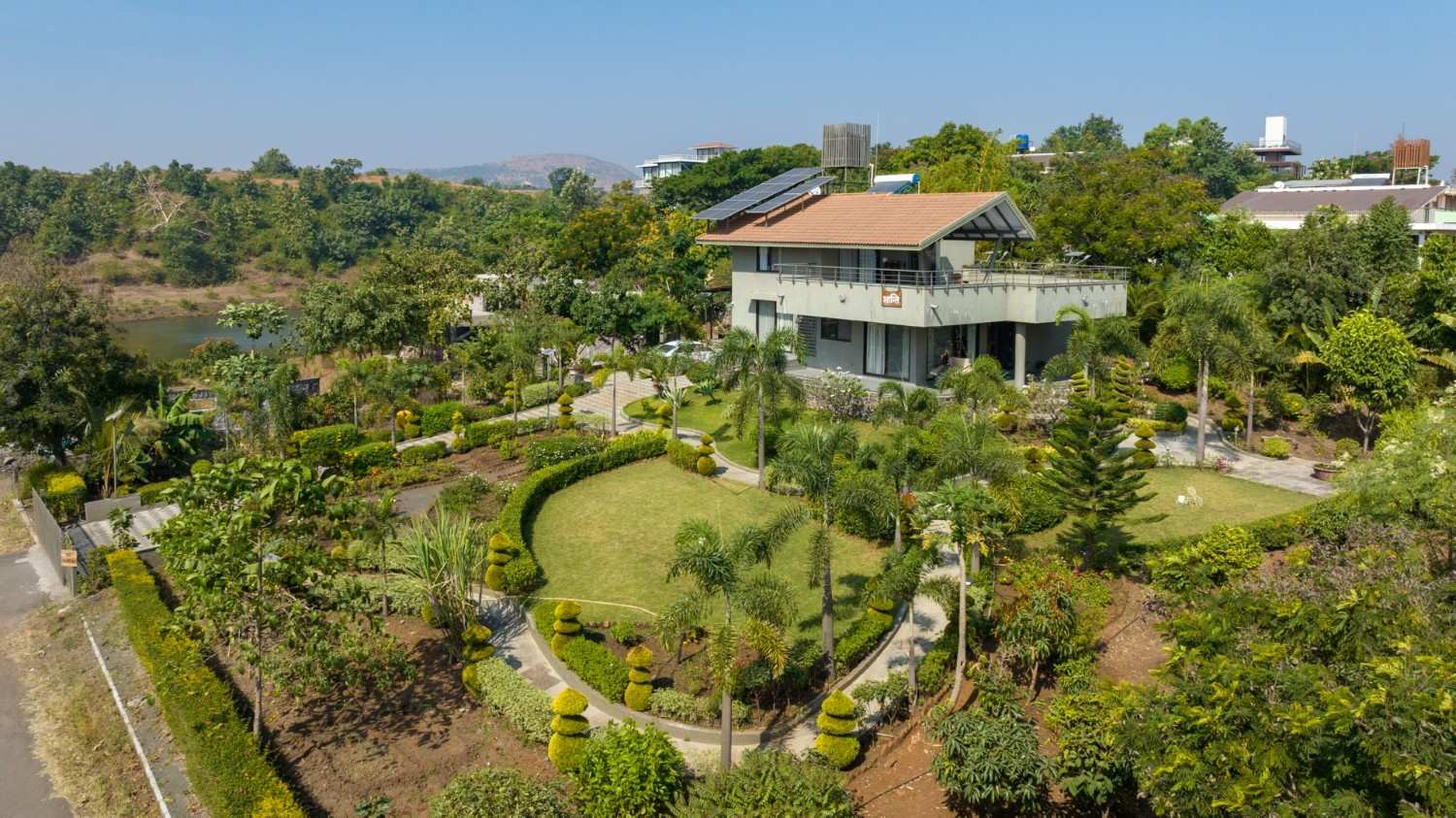 Palm tree 1 - Villas - Grape County Eco Resort & Villas - Resort in Nashik