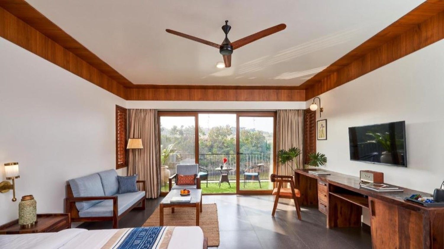 Patio Condo 2 - Lakeside Patio Condos - Grape County Eco Resort & Villas - Resort in Nashik