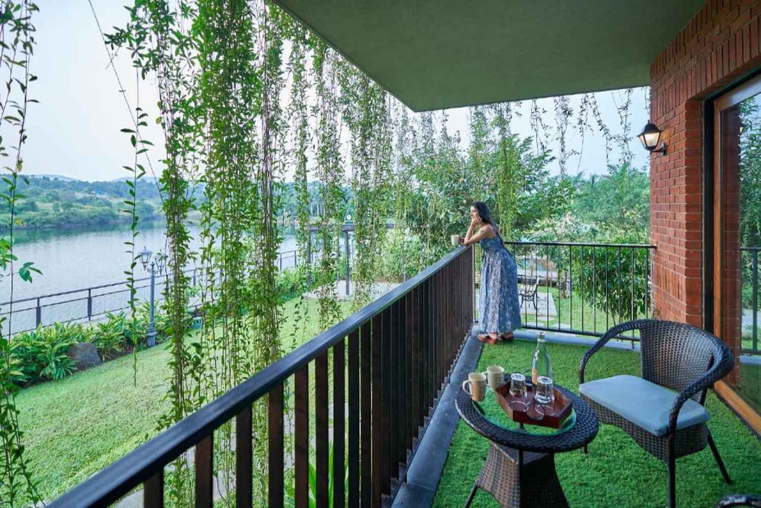 Patio Condo 7 - Lakeside Patio Condos - Grape County Eco Resort & Villas - Resort in Nashik