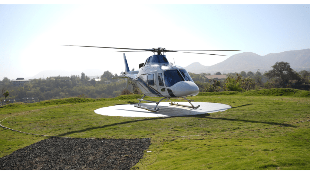 Love in the Air: Celebrating Valentine’s Day Beyond Chocolates & Roses - Grape County Eco Resort & Villas - Resort in Nashik Helicopter Ride_Grape County