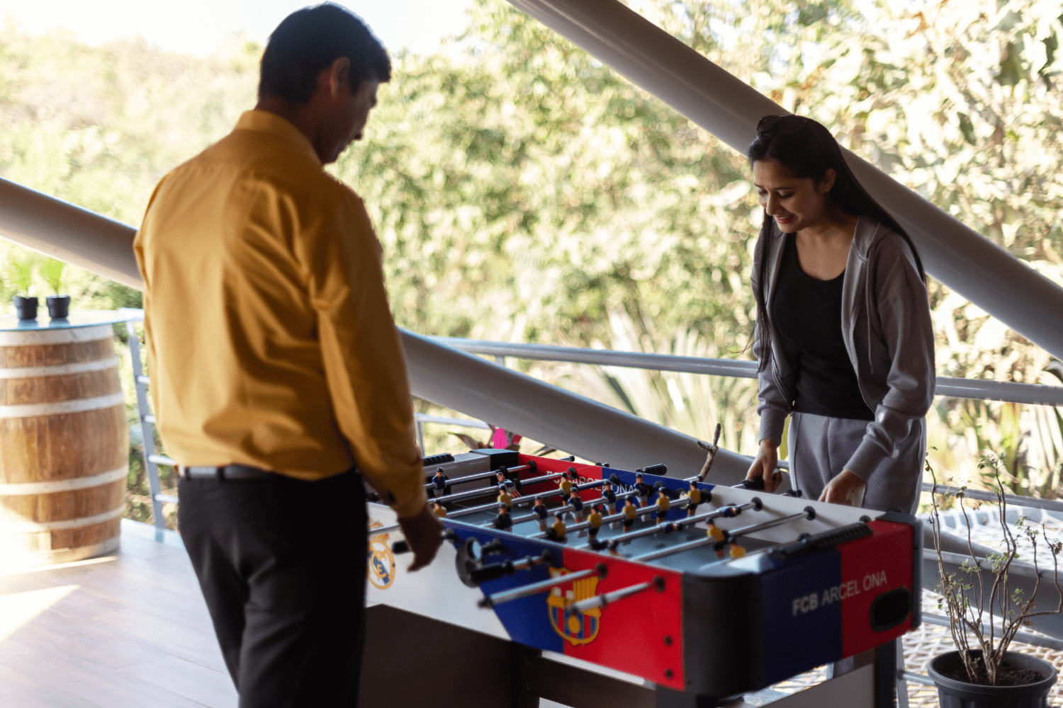 Grape County - Bridge House - Foosball