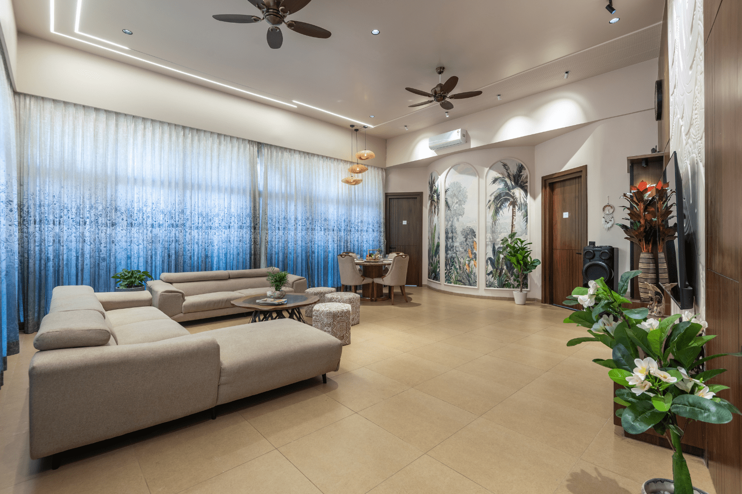 Grape County - Bridge House - Living Room