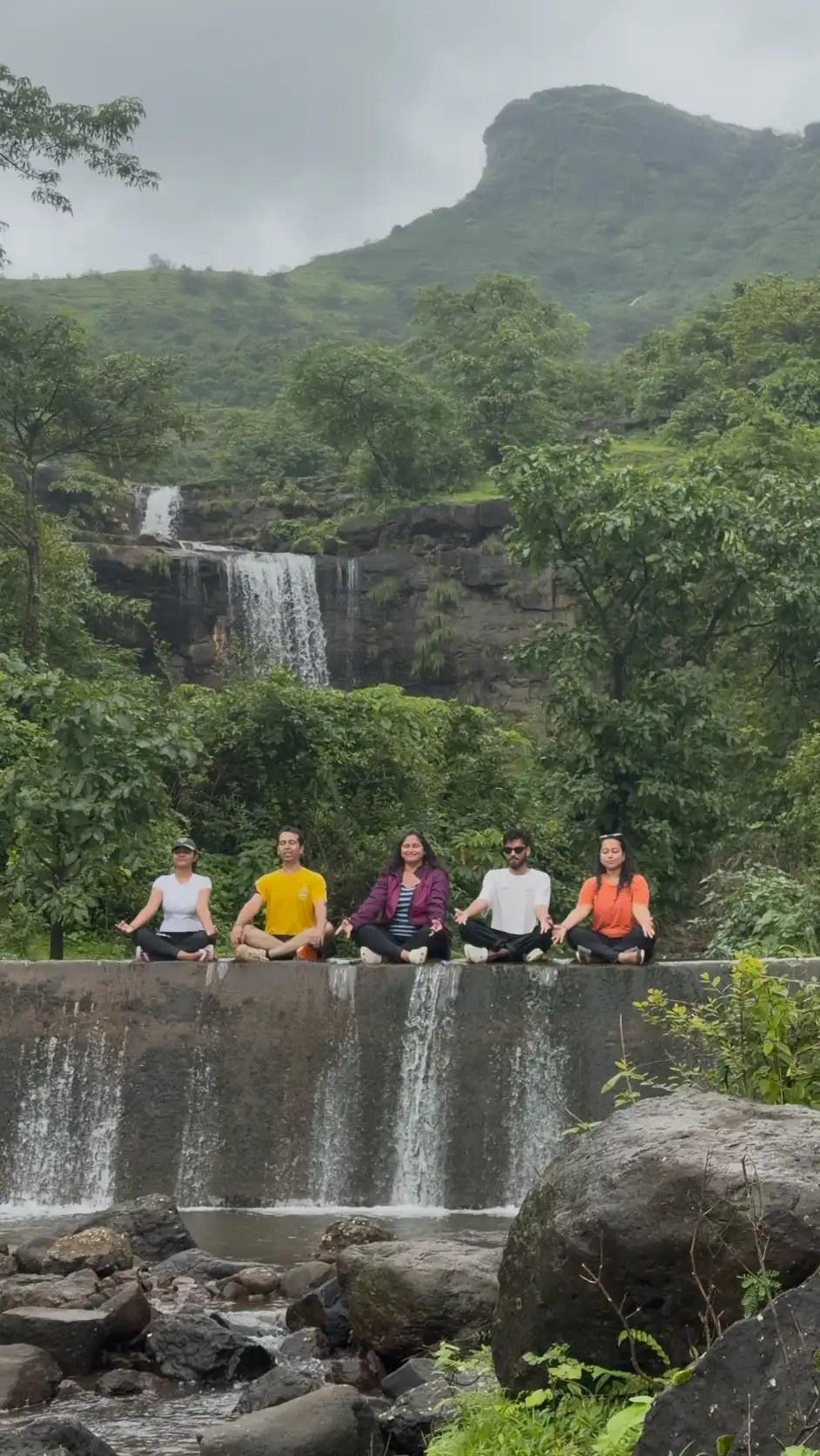 Waterfall - Experiences - Grape County Eco Resort & Villas - Resort in Nashik